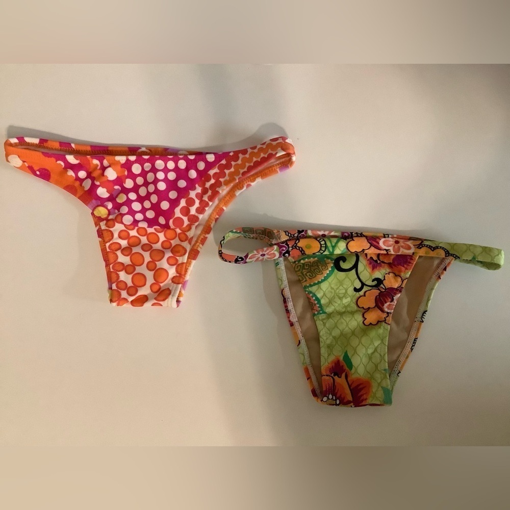 Recco Size Small Brazilian Bikini Bottom Bundle of 2. New